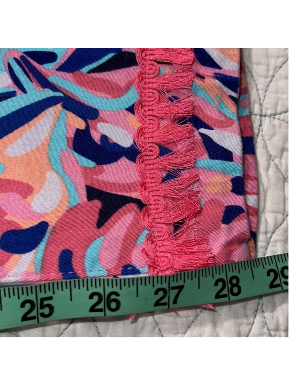Simply Southern womens size XL rainforest pants frilly hem pastel colors NEW NWT - Picture 11 of 14